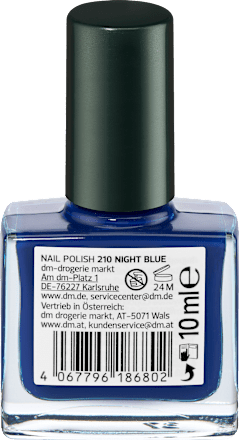 Nagellak Color & Care 210 Night Blue, 10 ml