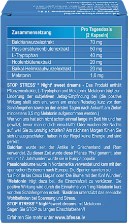 Stop Stress Nachtcapsules, 30 stuks