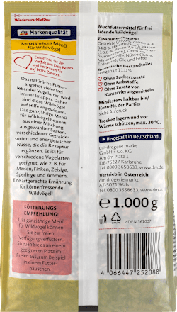 Uw beste jaarmenu voor wilde vogels, 1 kg