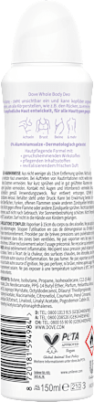 Deodorant spray voor het hele lichaam, lavendel- en kamillegeur, 150 ml