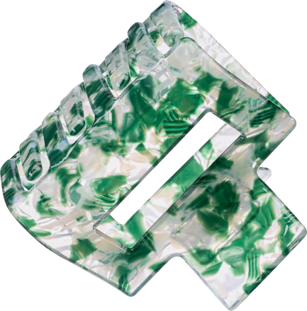 Haarclip uitsparing, groen, 1 st