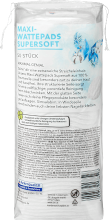 Wattenschijfjes Maxi supersoft, 50 stuks