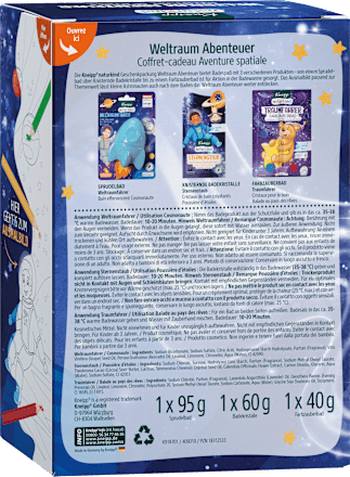 Cadeauset badadditief kinderen ruimteavontuur 3-delig, 1 stuk