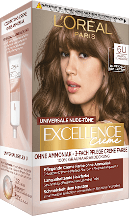 Haarkleur Nude 6U Universeel Donkerblond, 1 st