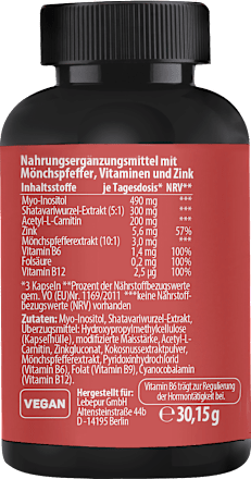 Vrouwencomplex Capsules 60 stuks, 30,5 g
