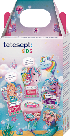 Cadeauset kinderbadtoevoeging Magische Avonturen 4-delig, 1 stuk