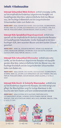 Cadeauset kinderbadtoevoeging Magische Avonturen 4-delig, 1 stuk