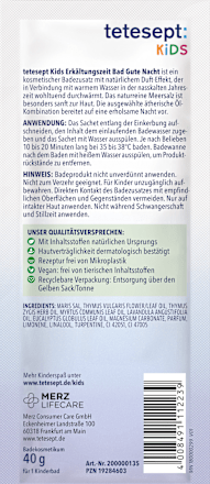 Kinderbadtoevoeging bij verkoudheid Goede Nacht, 40 g