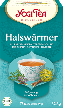 Kruidenthee "Keelverwarmer" met zoethout, venkel en tijm (17 theezakjes), 32,3 g