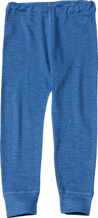 Unterhose aus Wolle-Seide, blau, Gr. 110/116, 1 St