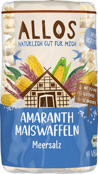 Maïswafels amarant zeezout, 100 g