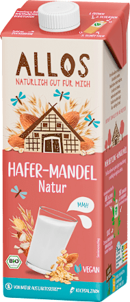Plantendrank, haver-amandel naturel, 1 l