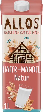 Plantendrank, haver-amandel naturel, 1 l