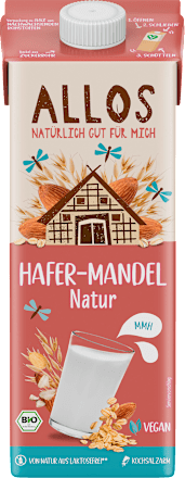 Plantendrank, haver-amandel naturel, 1 l