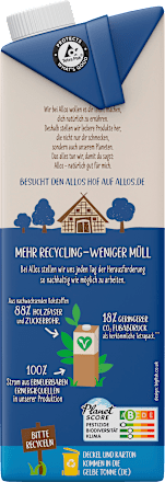 Plantendrank, zonder melk, 1,5% vet, 1 l