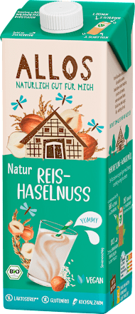 Plantendrank, rijst-hazelnoot natuurlijk, 1 l