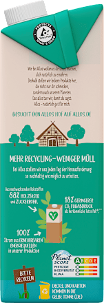 Plantendrank, rijst-hazelnoot natuurlijk, 1 l