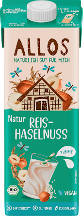 Plantendrank, rijst-hazelnoot natuurlijk, 1 l