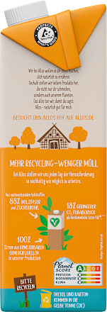 Plantendrank, rijst-amandel natuurlijk, 1 l