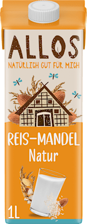 Plantendrank, rijst-amandel natuurlijk, 1 l