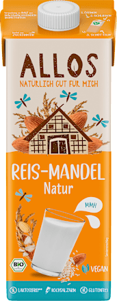 Plantendrank, rijst-amandel natuurlijk, 1 l