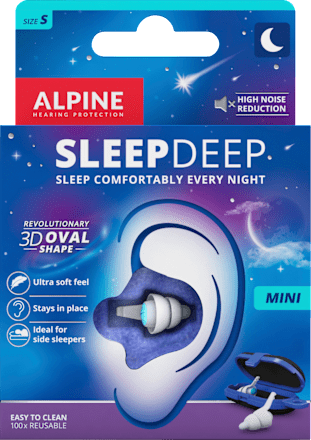 Sleep Deep Mini oordopjes maat S, 2 stuks