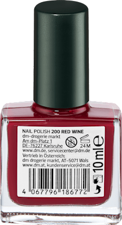 Nagellak Kleur &amp; Verzorging 200 Rode Wijn, 10 ml