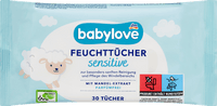 Gevoelige vochtige doekjes, 30 stuks