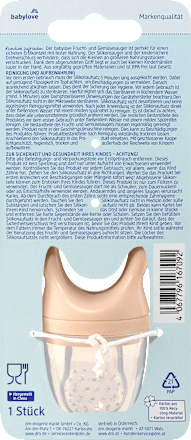 Fruit- en groentezuiger beige, 1 stuk