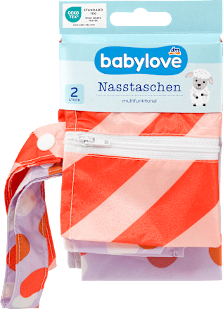 Natte tas set roze, 2 stuks
