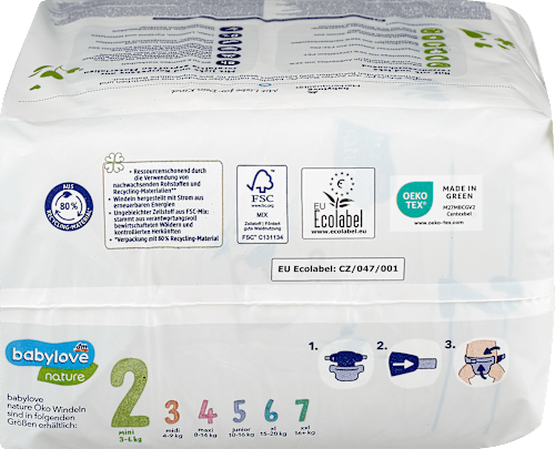 Windeln Gr. 2 mini (3-6 kg), 28 St