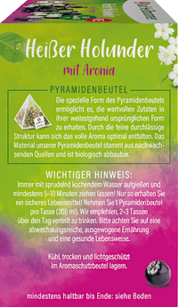 Vruchtenthee, warme vlierbes met aronia (12 theezakjes), 30 g