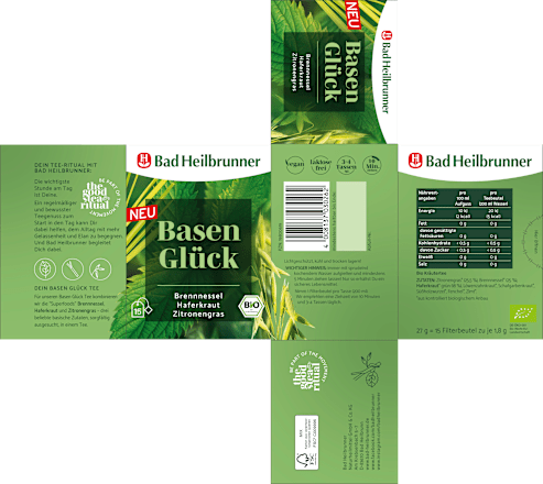 Kruidenthee, Basis Geluk (15 zakjes), 27 g