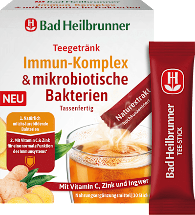 Theedrank, immuuncomplex &amp; microbiotische bacteriën (10 sticks), 10 g