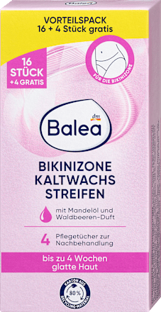 Kaltwachsstreifen Bikinizone (16+4 Gratis), 20 St
