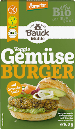 Kant-en-klare Veggie Groenteburgermix, veganistisch, 160 g