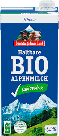 Melk, houdbare Alpenmelk, 1,5% vet, lactosevrij, 1 l