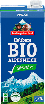Melk, houdbare Alpenmelk, 3,5% vet, lactosevrij, 1 l