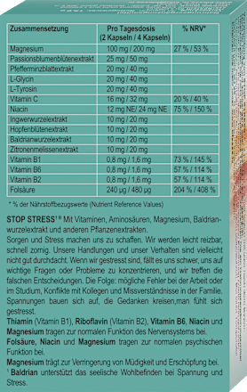 Stop Stress Day Kapseln, 30 St, 15,6 g