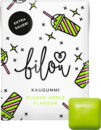 Kauwgom, Slushy Apple Flavour, suikervrij (10 stuks), 24 g