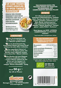 Mijn veganistische roerei met spekvervanger, 50 g