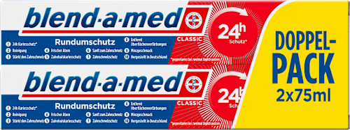 Tandpasta Classic (2x75 ml), 150 ml