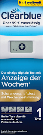 Zwangerschapstest met digitale weekweergave, 1 stuk