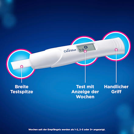 Zwangerschapstest met digitale weekweergave, 1 stuk