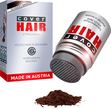 Losse haarverdikkingsmiddel donkerbruin, 14 g