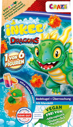 Kinderbadtoevoeging Badbom Draken, 1 st.