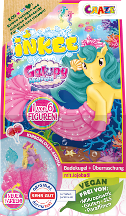 Kinderbadtoevoeging badbom Galupy Mermaid, 1 stuk