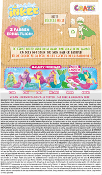 Kinderbadtoevoeging badbom Galupy Mermaid, 1 stuk