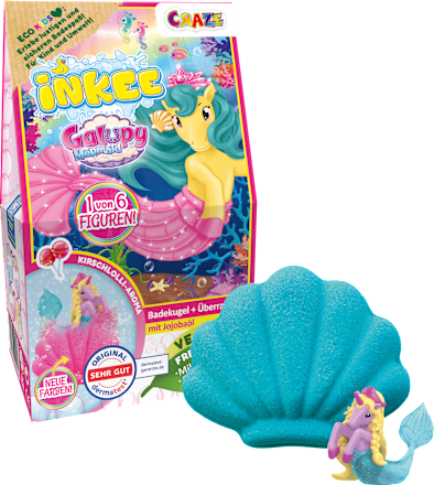 Kinderbadtoevoeging badbom Galupy Mermaid, 1 stuk