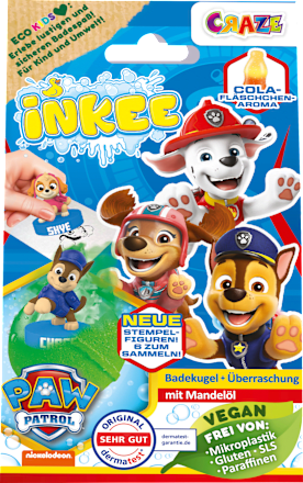 Kinderbadtoevoeging badbom Paw Patrol, 1 stuk
